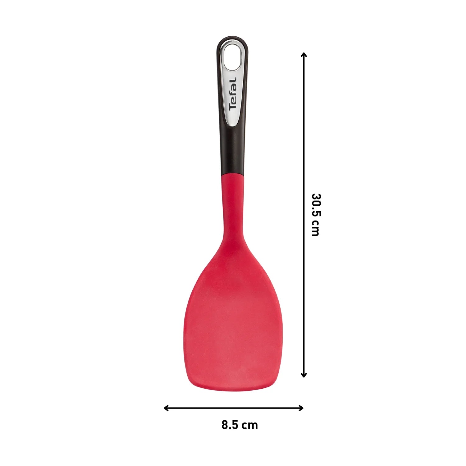 Tefal Ingenio Silicone Solid Turner K2064514 - Non-Stick Kitchen Spatula for Flipping Pancakes, Burgers & Eggs - Heat Resistant & Durable Cooking Utensil for Grilling, Frying & Baking
