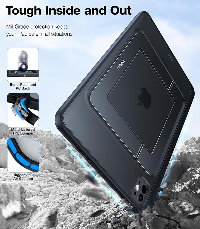 Ostand with Pencil Holder for iPad Air 11 inch (2022/2024) - Adjustable Tablet Stand for Desk, Compatible with iPad Pro 11, iPad Air 4th/5th Gen - Perfect for Work, Study, Video Calls & Drawing