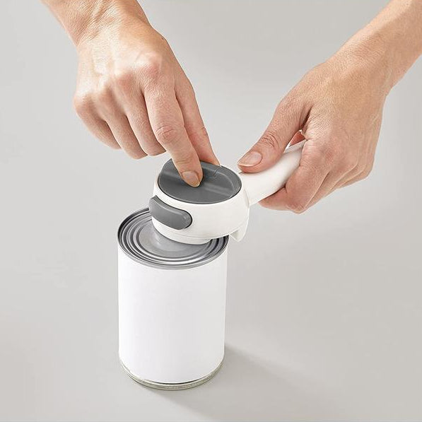 Can Do Plus Grey Can Opener - Heavy Duty Kitchen Tool for Easy Opening Cans, Jars & Bottles - Perfect for Camping, Emergency Kits & Home Use