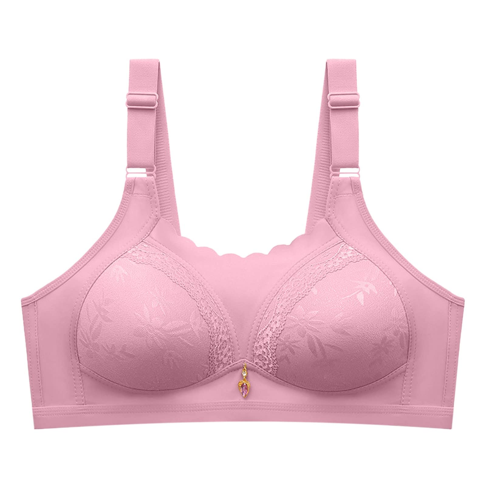 Sexy Push Up Wireless Bralette for Women - Comfortable Lace Bra Underwear, Breathable Plus Size Lingerie with Gather Design | Perfect for Everyday Wear, Date Nights & Special Occasions