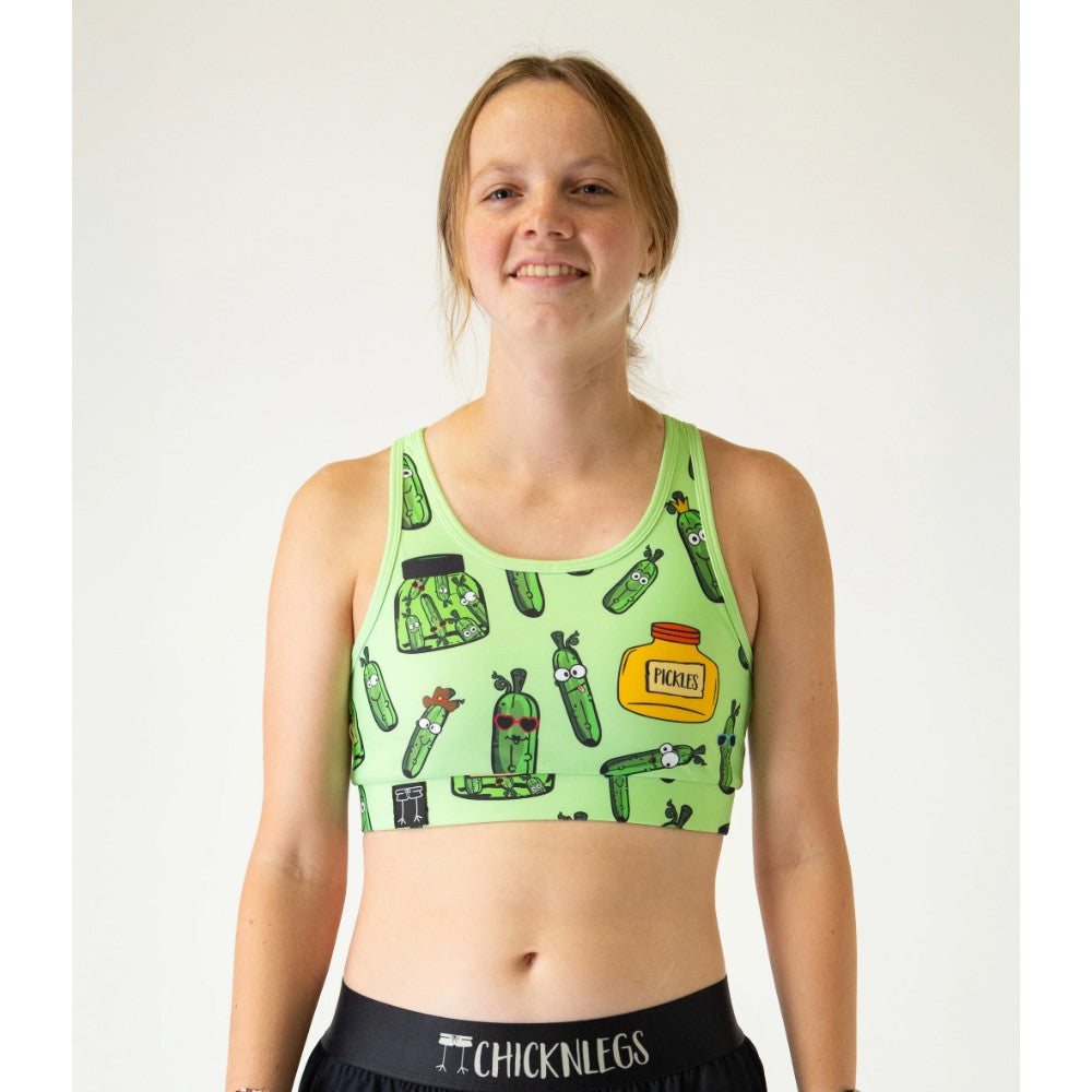ChicknLegs OG Sports Bra for Women - High Support Workout Top for Running, Yoga & Gym - Breathable Comfort Fitness Apparel