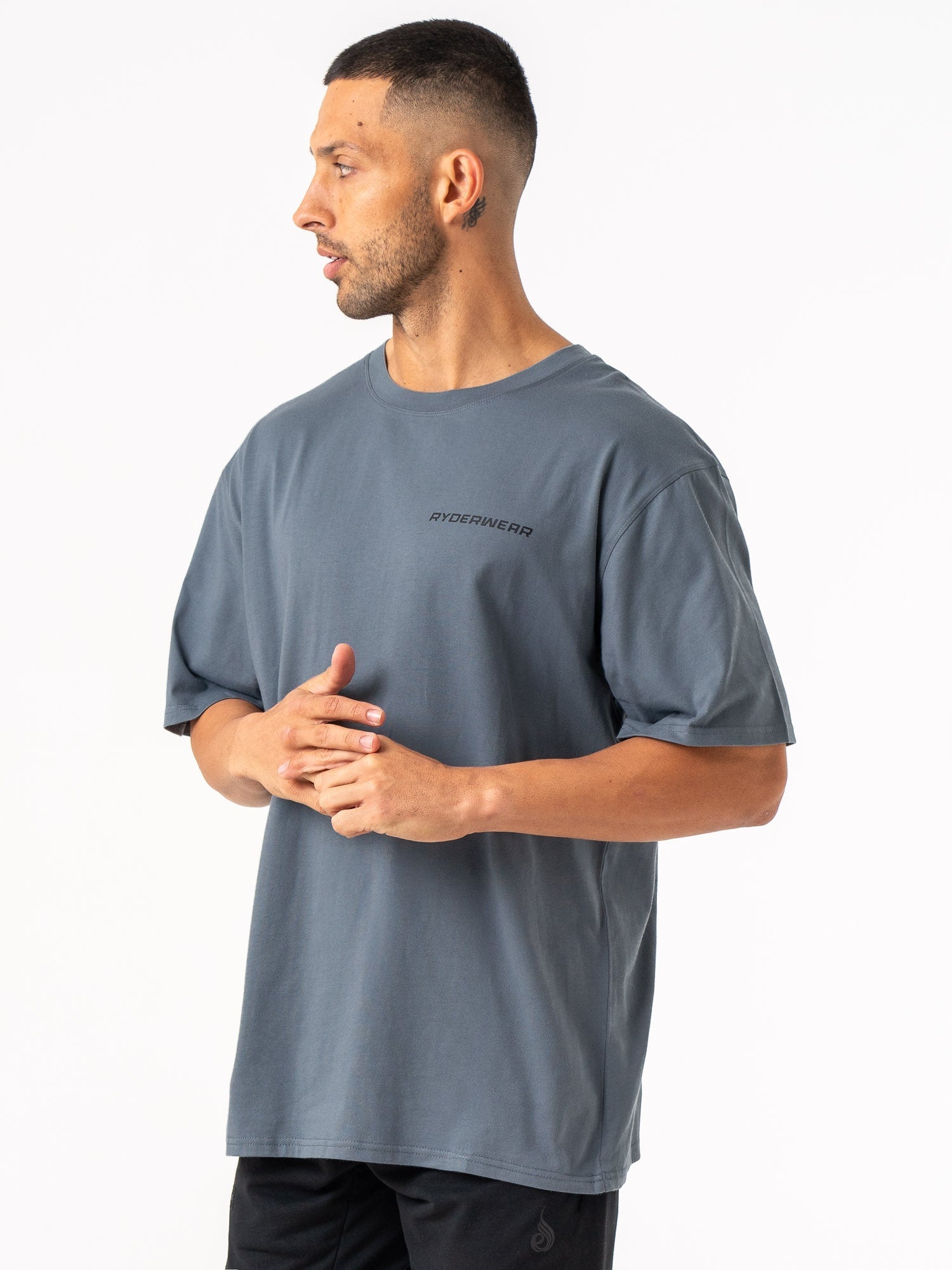 Energy Oversized T-Shirt for Men & Women | Comfortable Petrol Color Casual Tee | Perfect for Streetwear, Lounge & Everyday Outfits