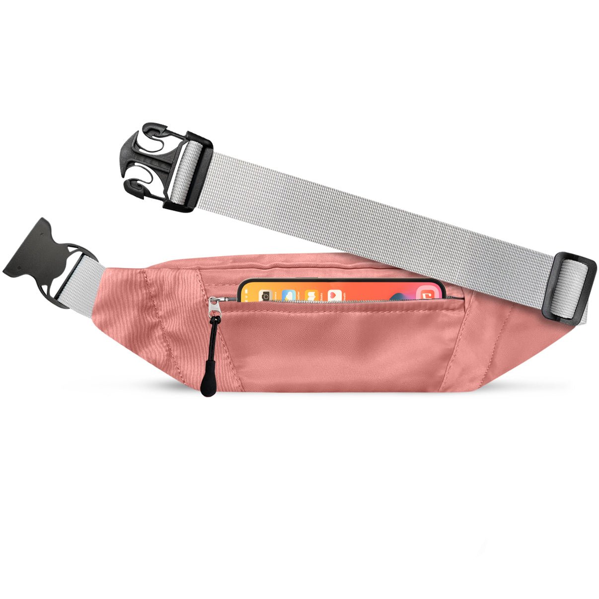 Zol Adventure Waist Bag - Lightweight & Waterproof Fanny Pack for Hiking, Travel, Running - Hands-Free Crossbody Bag for Outdoor Activities & Daily Use