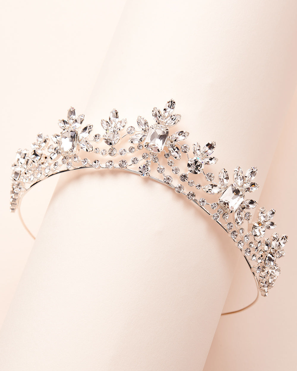 Gabriella Tiara - Elegant Rhinestone Bridal Hairpiece for Weddings, Prom & Special Occasions | Perfect for Brides, Bridesmaids & Formal Events
