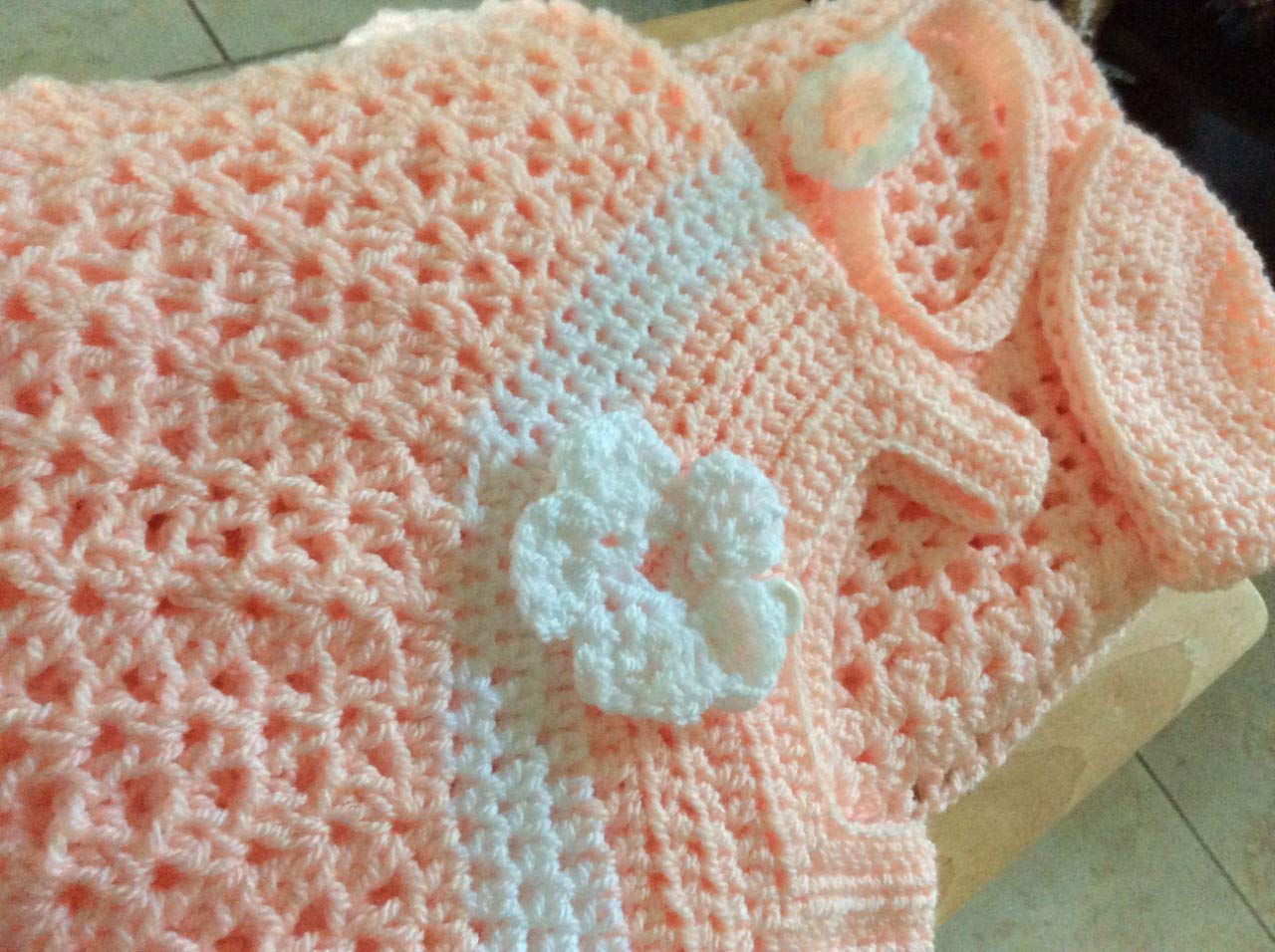 Handmade Crochet Baby Layette Set - Soft Newborn Gift Outfit for Boys & Girls - Perfect for Christening, Photo Shoots & Special Occasions