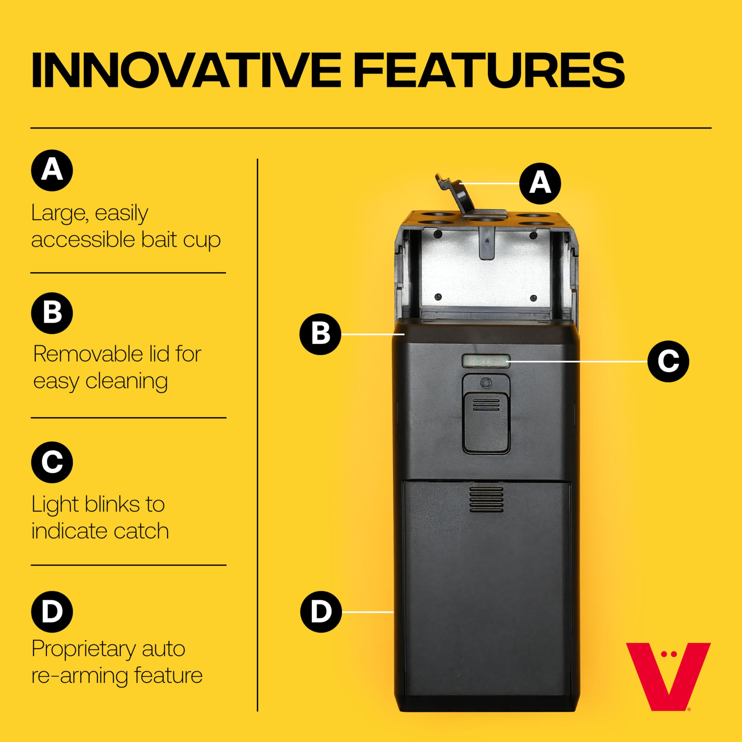 Victor M241SR-3 Indoor Electronic Humane Rat & Mouse Trap - No Touch, No See Electric Rodent Killer - 3 Black Traps for Home, Kitchen, Garage & Basement Pest Control