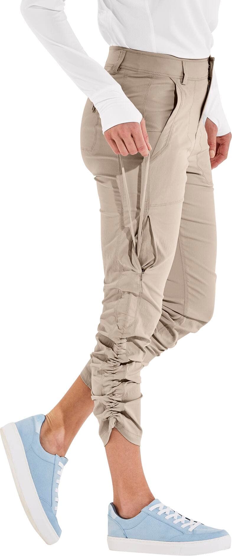Coolibar UPF 50+ Women's Sun Protective Fishing Pants - Lightweight Quick-Dry Outdoor Hiking & Beachwear