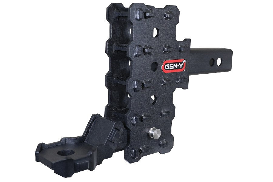Gen Y Hitch Rebel X Tactical Drop Hitch - 2in Shank Receiver for Off-Road Trucks & Trailers - Heavy Duty Towing Solution for Camping, Hauling & Work Sites