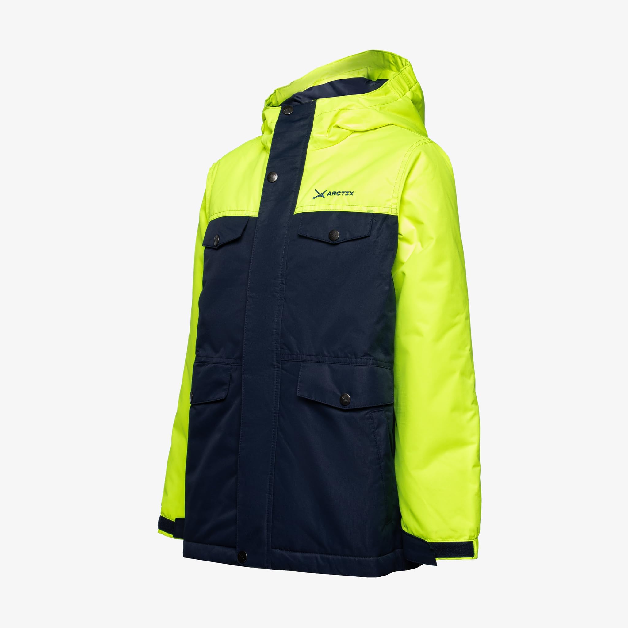Arctix Kids' Slalom Insulated Winter Jacket - Waterproof Snow Jacket for Boys & Girls - Warm Padded Coat for Skiing, Sledding & Outdoor Winter Activities