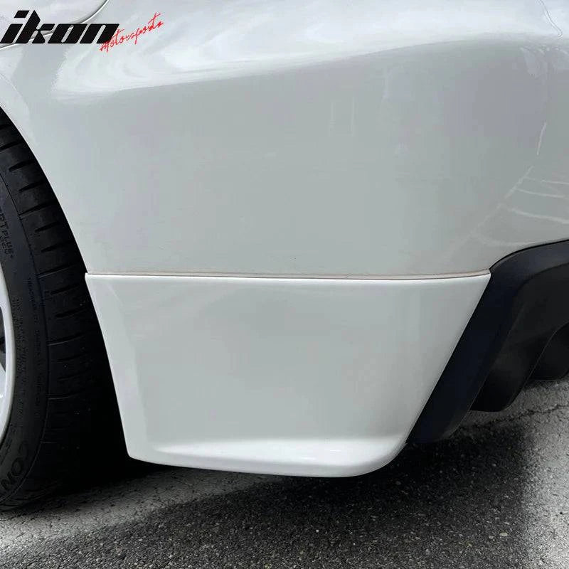2008-2017 Mitsubishi Lancer EVO Rear Bumper Lip - EVO Style PU Unpainted Spoiler for Enhanced Aerodynamics - Perfect for Car Enthusiasts & Street Racing