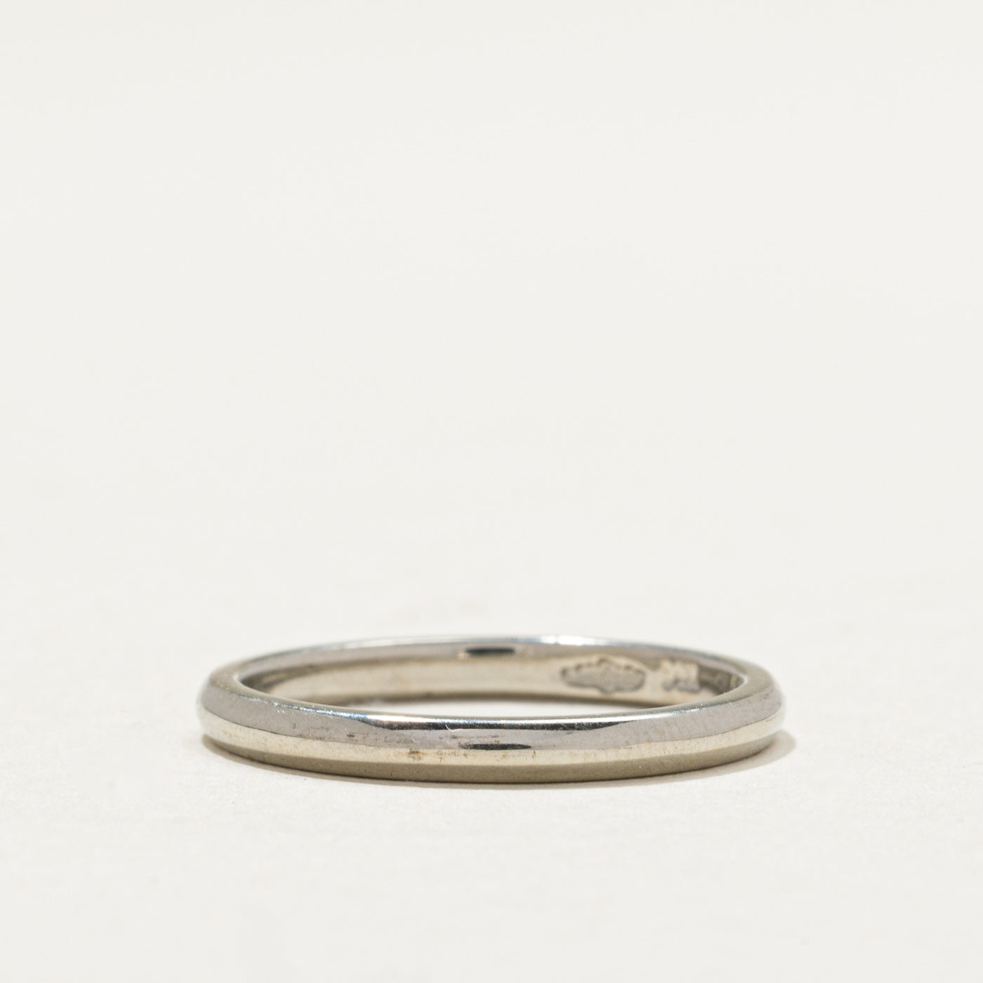 14K White Gold Plain Wedding Band Ring for Women - 2.1mm Width, Size 5.75 - Perfect for Engagement, Anniversary & Everyday Wear