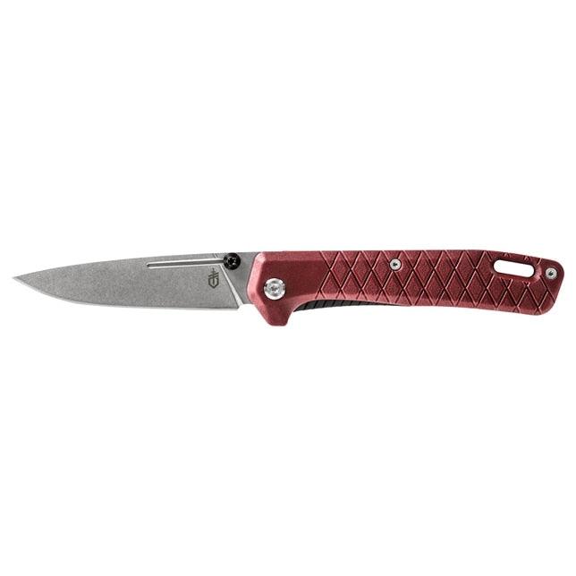 Zilch Everyday Carry Knife - Drab Red | Compact Folding Pocket Knife for Outdoor, Camping & Survival | EDC Gear for Hiking, Fishing & Daily Tasks