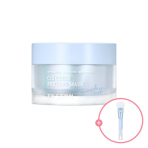 BY ECOM O2 Clear Peeling Mask 50ml - Deep Cleansing Facial Treatment for Blackheads & Pores - Perfect for Spa Day & Skincare Routine