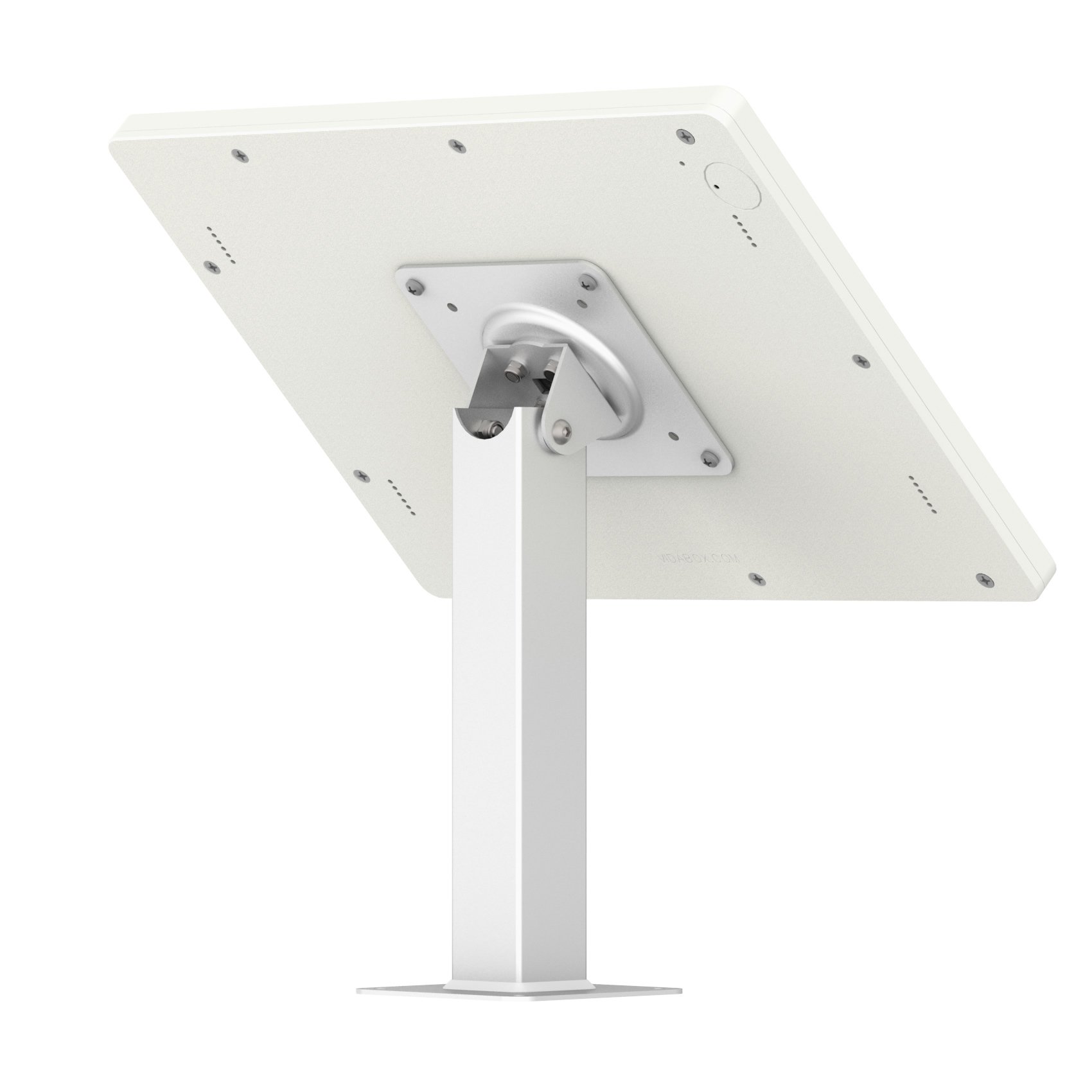 VidaMount White Enclosure with Rotating & Tilting Desk Mount - Compatible with iPad Pro 12.9