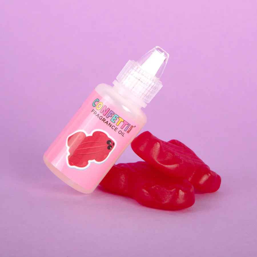 Confetti Blue Mini Perfume Making Kit with Red Frogs - DIY Scent Creation for Kids, Teens & Adults - Perfect for Birthday Parties, Craft Projects & Sensory Play