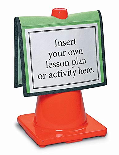6-Pack Cone Folders - Dry Erase Sign Holders with Sleeves for Restaurants, Offices & Events | Reusable Menu Boards & Directional Signs