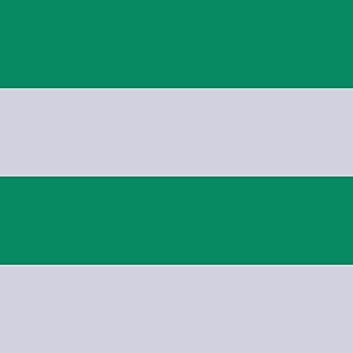 D. Green & White Stripes