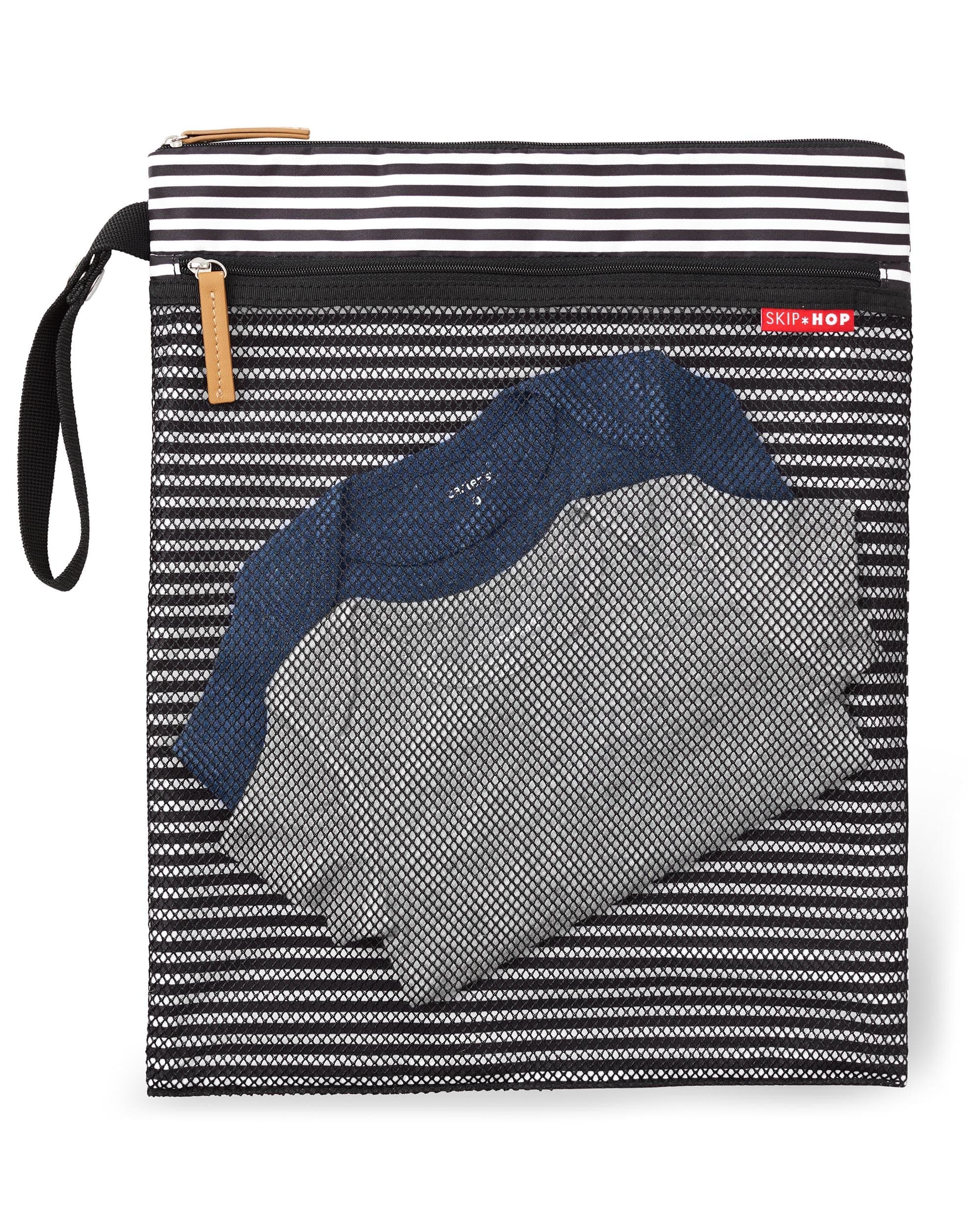 Skip Hop Grab & Go Wet/Dry Bag - Reusable Waterproof Storage Pouch for Diapers, Swimwear & Baby Essentials - Perfect for Travel, Pool & Daycare