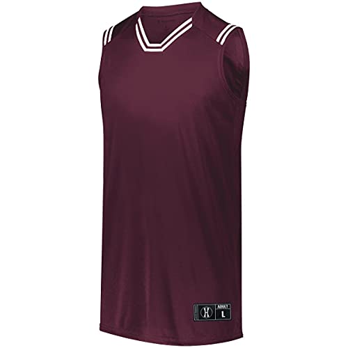 Maroon/White
