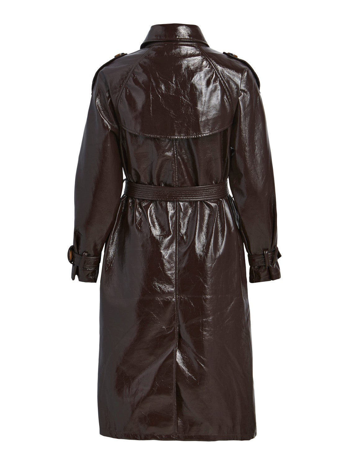 Stylish Jerika Trench Coat in Java Brown - Perfect for Fall Fashion & Office Wear