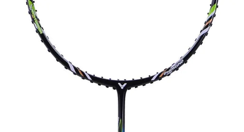 Victor Arrow Power 9000 (AP 9000) Pre-Strung Badminton Racket - Professional Grade Carbon Fiber Shuttlecock Racket for Tournament Play & Training