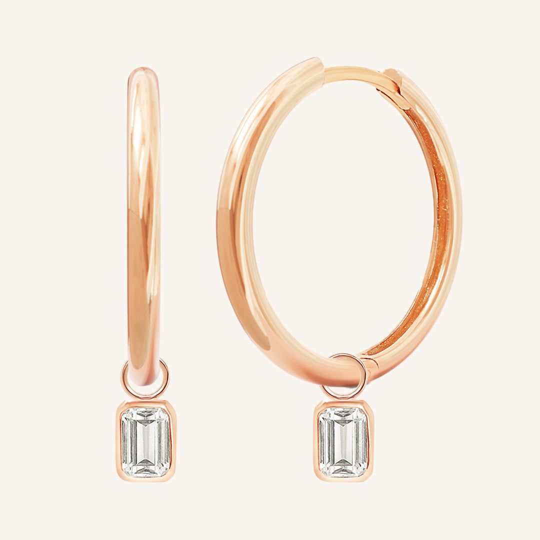Radiant Plain Hoops - Classic Minimalist Gold Hoop Earrings for Women | Perfect for Everyday Wear, Office & Date Night