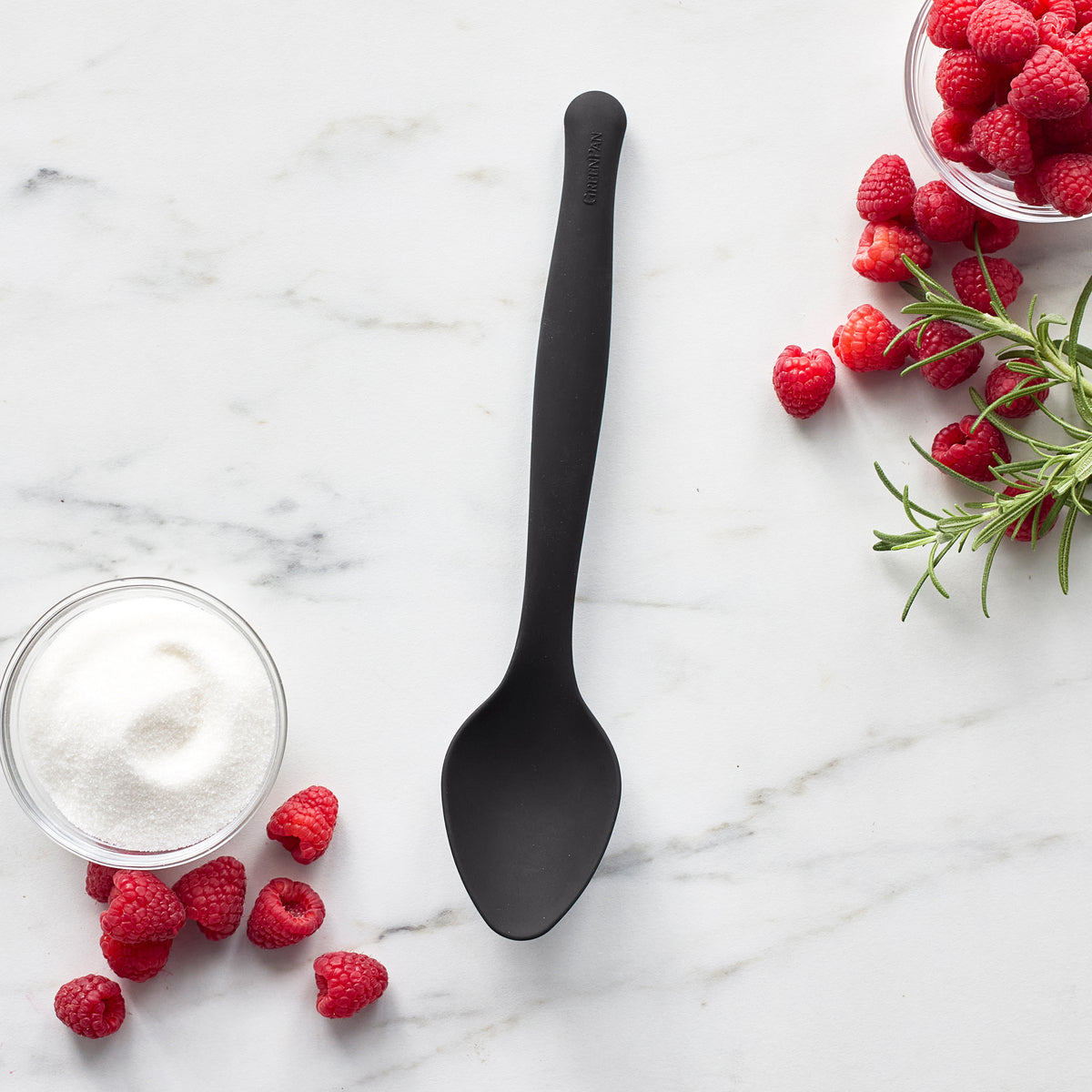 Premium Black Silicone Tasting Spoon - Heat Resistant & BPA Free - Perfect for Cooking, Baking, Wine Tasting & Food Sampling