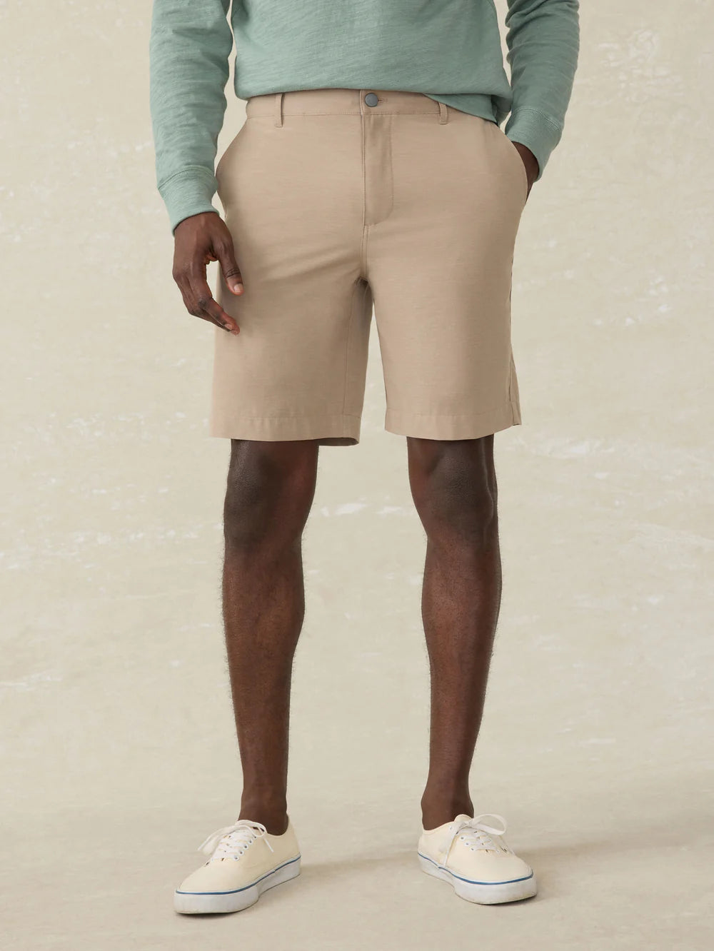 Faherty Men's 7 Inch All Day Short 2.0 - Comfortable Casual Khaki Shorts for Summer, Beach, Travel & Outdoor Activities