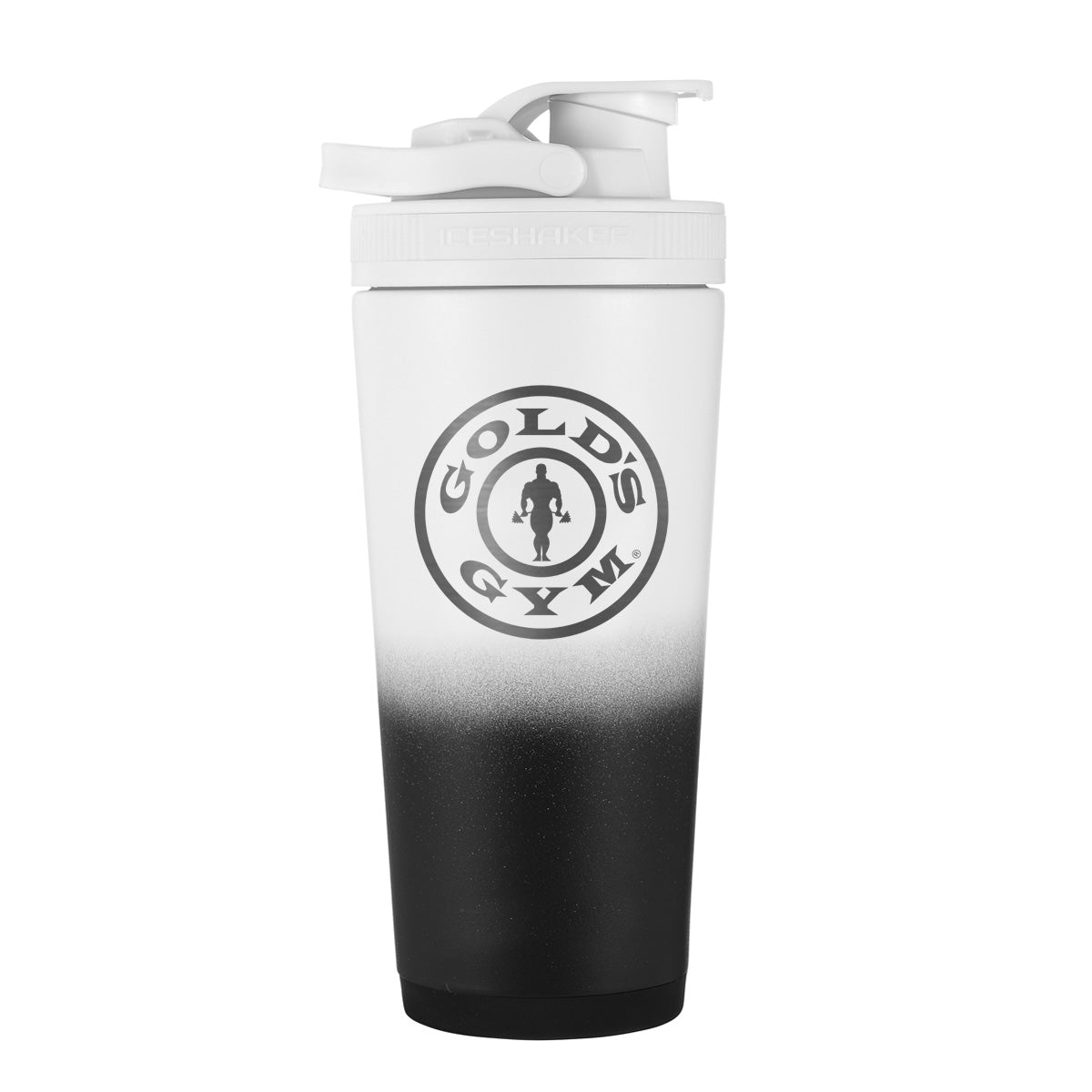 Gold's Gym 26oz Custom Ice Shaker Bottle - Leak Proof Protein Shaker Cup for Gym, Workout & Sports - Perfect for Protein Drinks, Pre-Workout & Post-Workout Nutrition