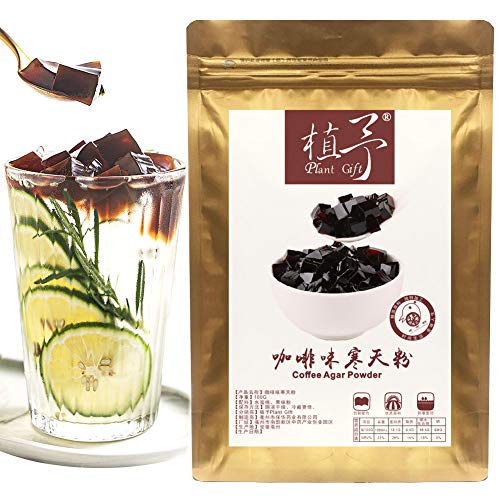 Organic Agar Agar Powder (100g/3.52oz) - Vegan, Unflavored, Transparent Jelly Powder for Coffee, Bubble Tea & Desserts | Plant-Based Kanten Powder for Vegan Gelatin, Puddings & DIY Treats