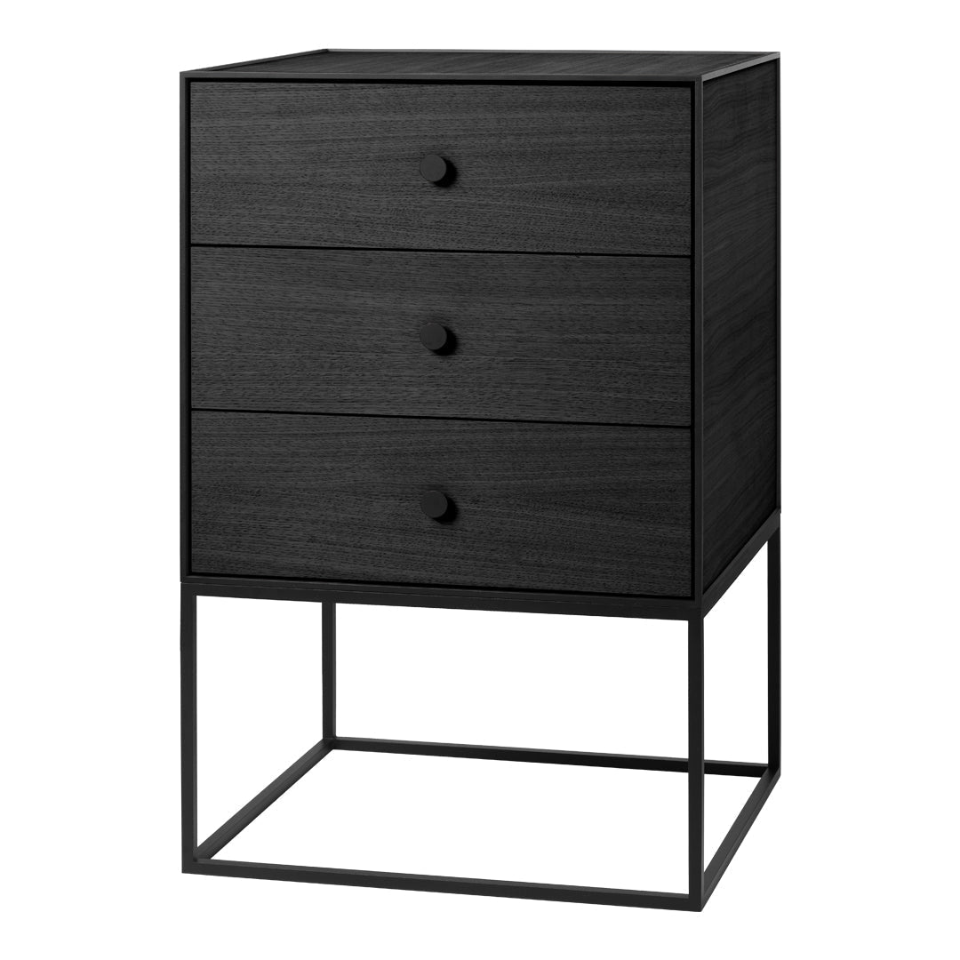 Modern 2-Drawer Frame Sideboard - Stylish Storage Cabinet for Living Room, Dining Room, or Entryway Organization