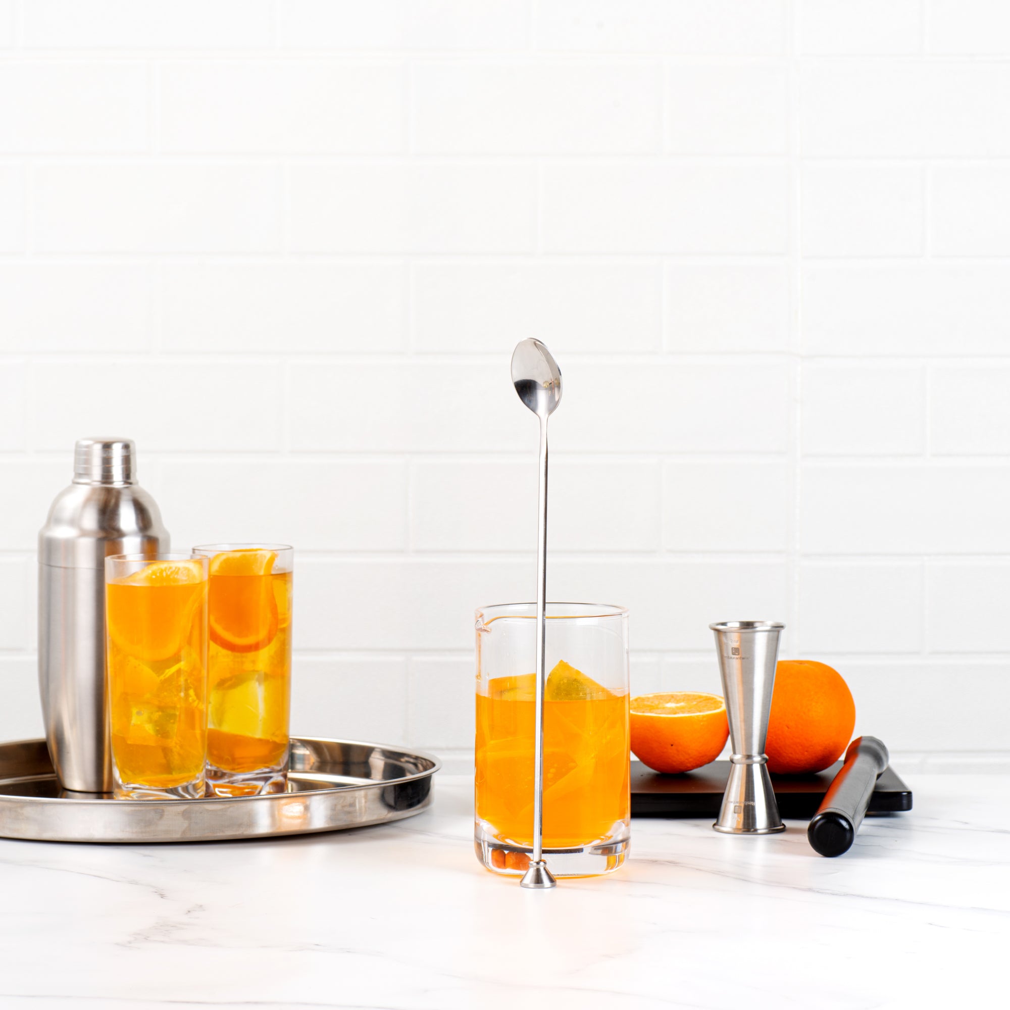 Premium Stainless Steel Bar Spoon & Muddler - 12