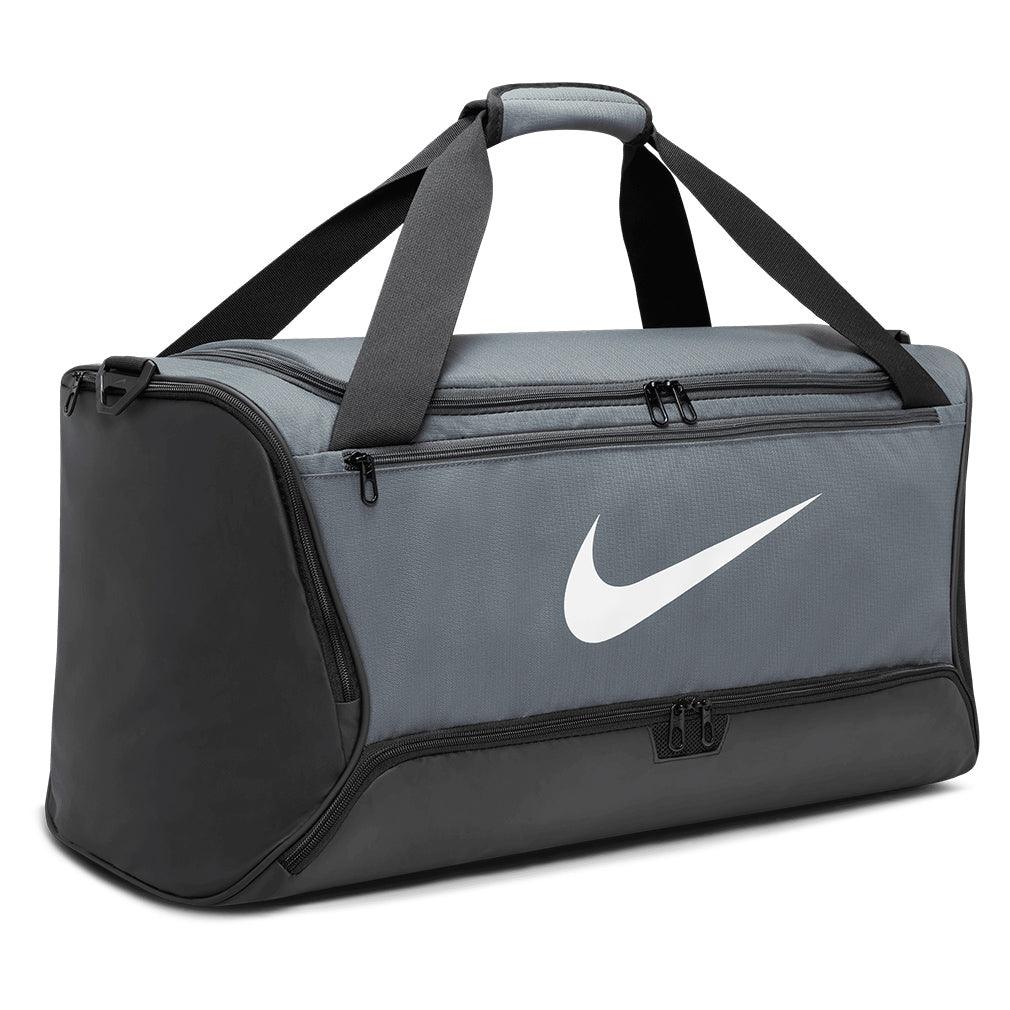 Brasilia 9.5 Training Duffel Bag 60L Medium - Waterproof Gym Bag for Men & Women, Durable Sports Duffel with Shoulder Strap - Perfect for Gym, Travel, Workout & Sports Gear Storage (Iron Grey/Black)