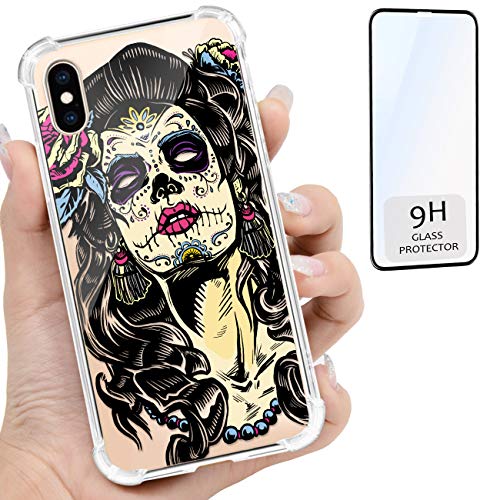 Skull Girl Clear UV