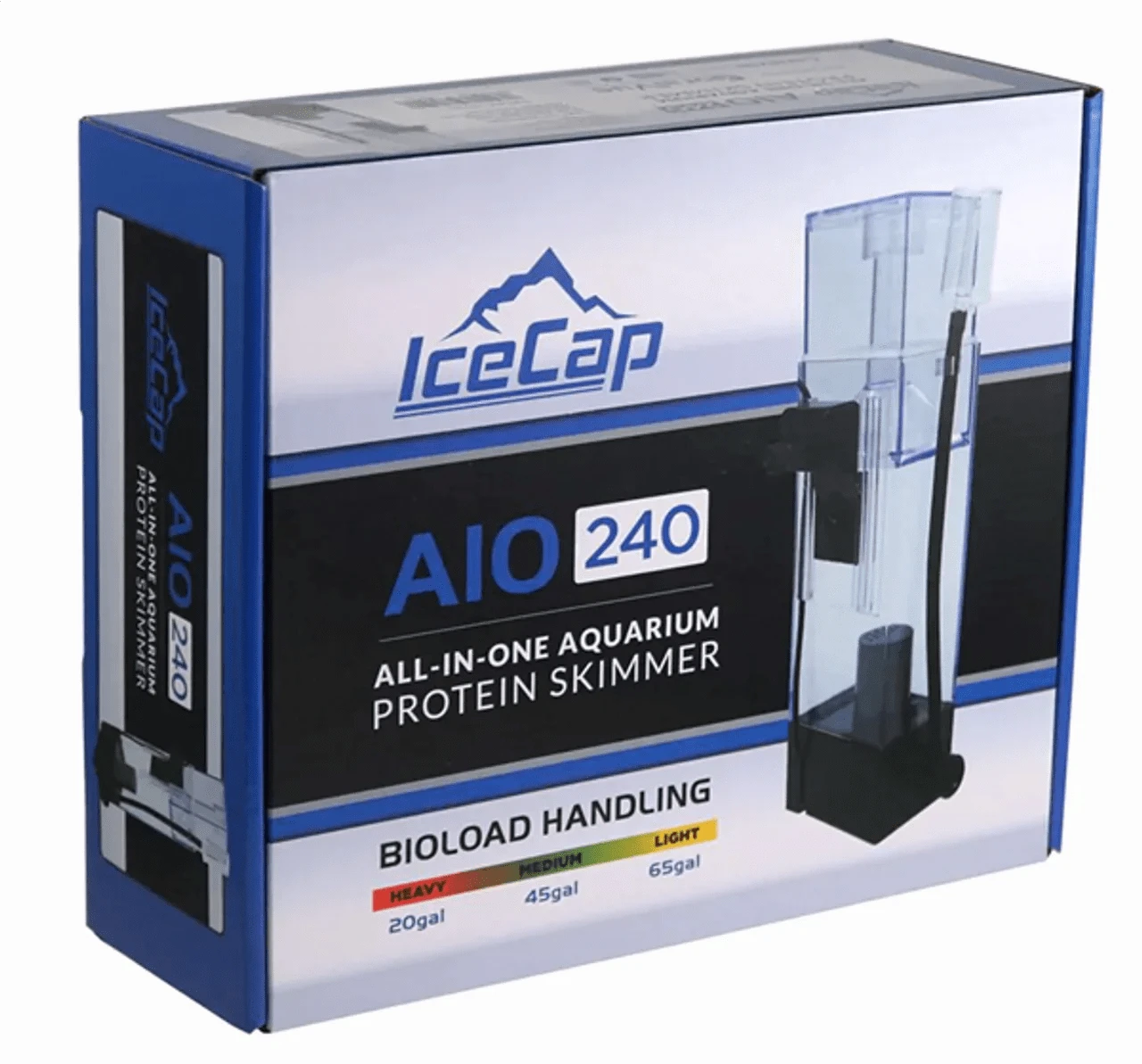 Premium 240 All-In-One Aquarium Protein Skimmer by Ice Cap - Efficient Saltwater Filtration for Reef Tanks & Marine Aquariums