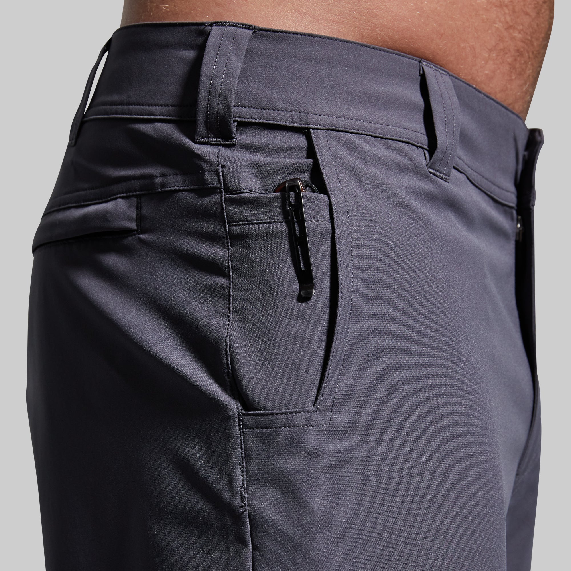Delta Short 9 (Dark Grey) - Men's Casual Running Shorts with Pockets - Perfect for Gym, Jogging & Outdoor Activities