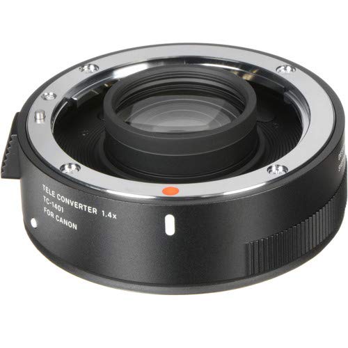 Sigma TC-1401 1.4X Teleconverter for Canon EF Lenses - with Tripod, Carry Case & Cleaning Kit - Perfect for Wildlife, Sports & Portrait Photography