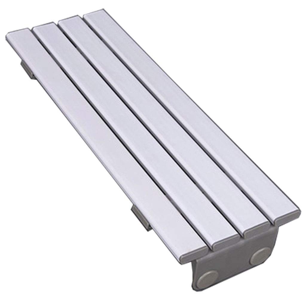 Lightweight Deluxe Slatted Shower Seat for Adults & Seniors - Non-Slip Plastic Bath Board - Ideal for Elderly Safety & Handicap Accessibility in Showers