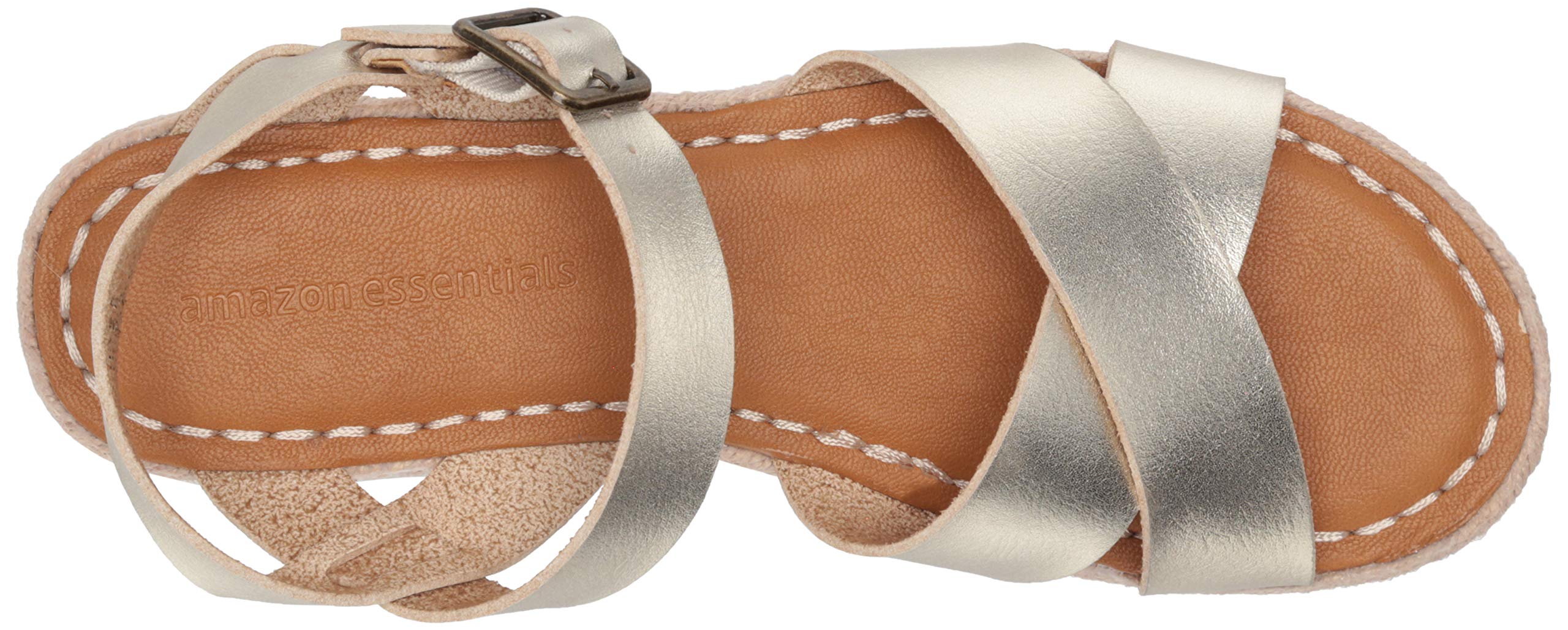 Amazon Essentials Women's Flatform Espadrille Sandals - Comfortable Summer Wedge Shoes with Jute Sole | Perfect for Beach, Vacation & Casual Outfits