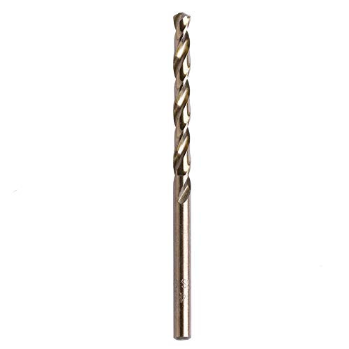 10Pcs M35 HSS-Co Cobalt Twist Drill Bit Set (1-5mm) - High Speed Steel Spiral Drill Bits for Metal, Wood & Plastic - Perfect for DIY, Home Repair & Professional Machining