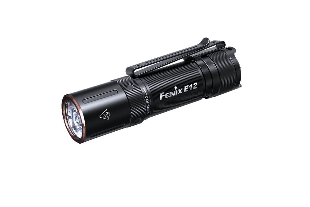 Fenix E12 V2.0 AA LED Flashlight - Compact, Bright, Waterproof EDC Flashlight for Camping, Hiking & Emergency Use