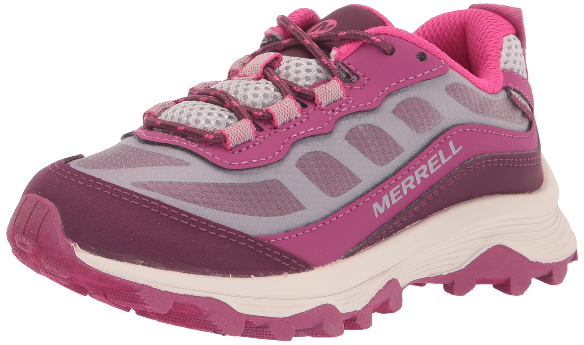 Merrell Kids Moab Speed Low Waterproof Hiking Shoes - Lightweight & Durable Outdoor Sneakers for Boys & Girls - Perfect for Trail Walking, Camping & School Activities