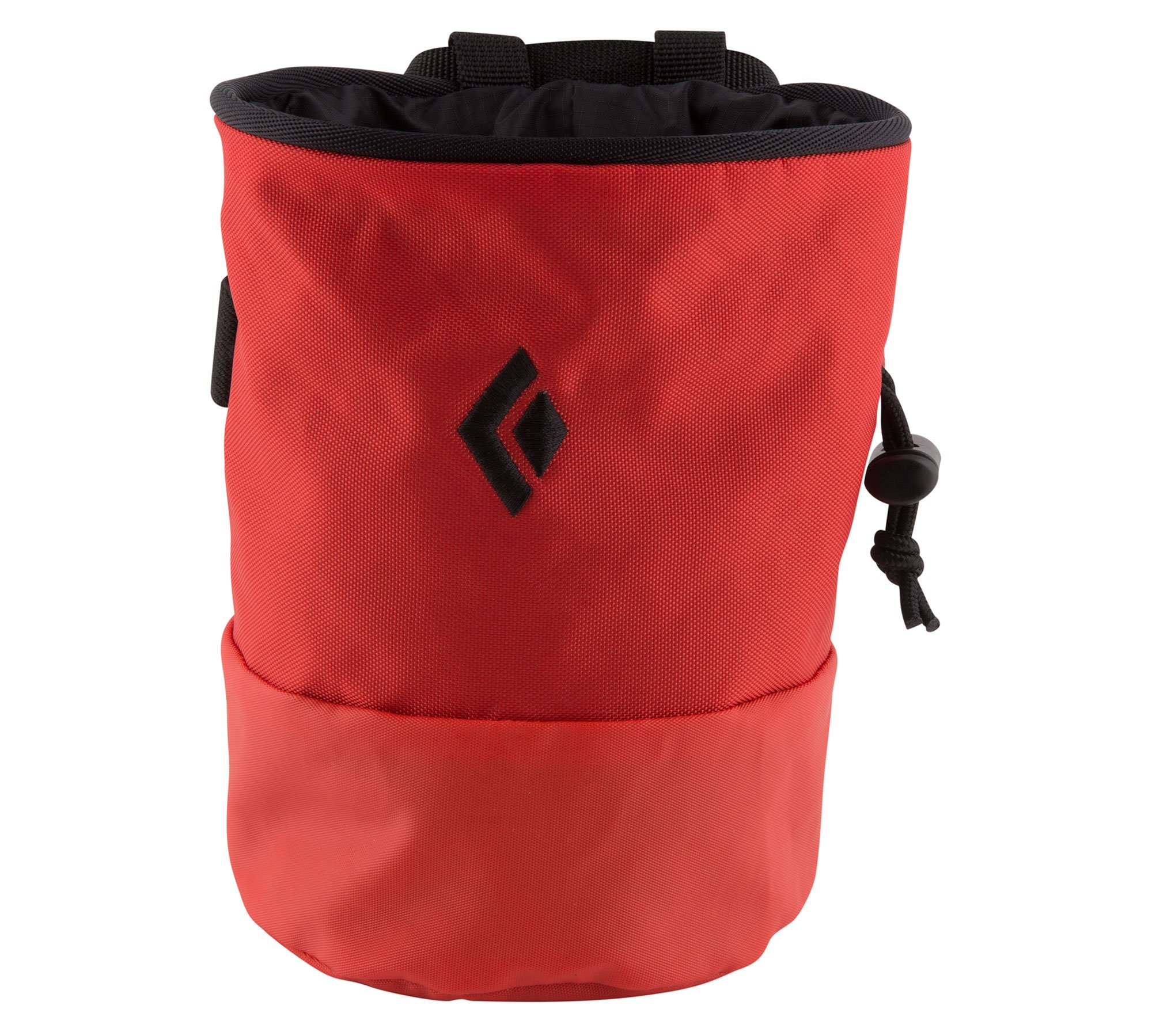 Black Diamond Mojo Zip Chalk Bag for Rock Climbing - Medium/Large Size, Orange - Perfect for Bouldering, Gym Training & Outdoor Adventures