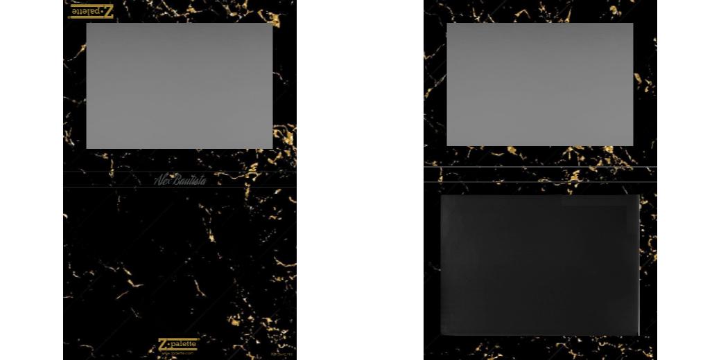 Custom Extra Large Z Palette for Makeup Artists - Magnetic Eyeshadow & Blush Organizer with Clear Lid - Perfect for Travel, Pro Makeup Kits & Beauty Storage