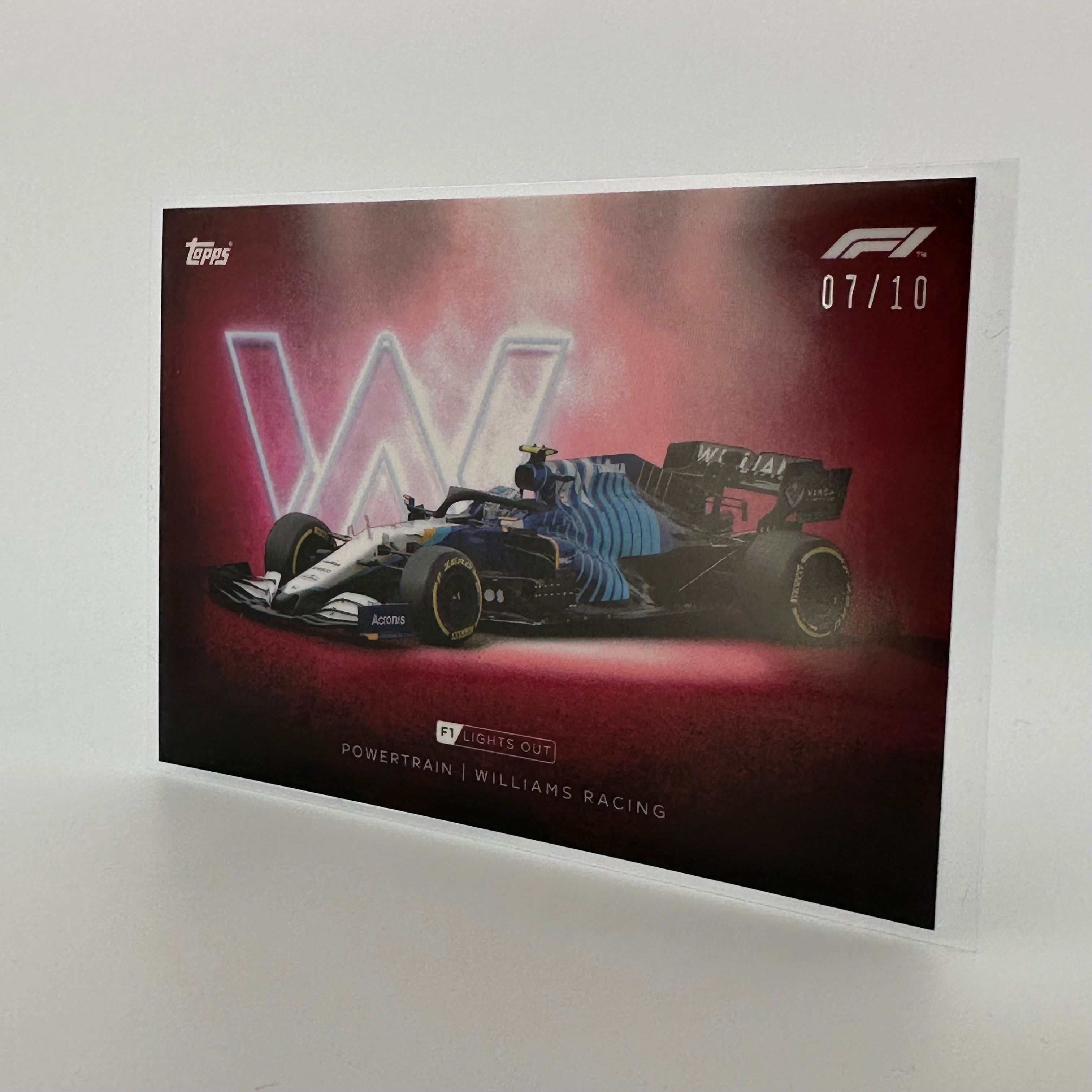 Williams Racing Powertrain Red Parallel Die-Cast Model Car - Collectible F1 Memorabilia for Racing Fans & Display Enthusiasts