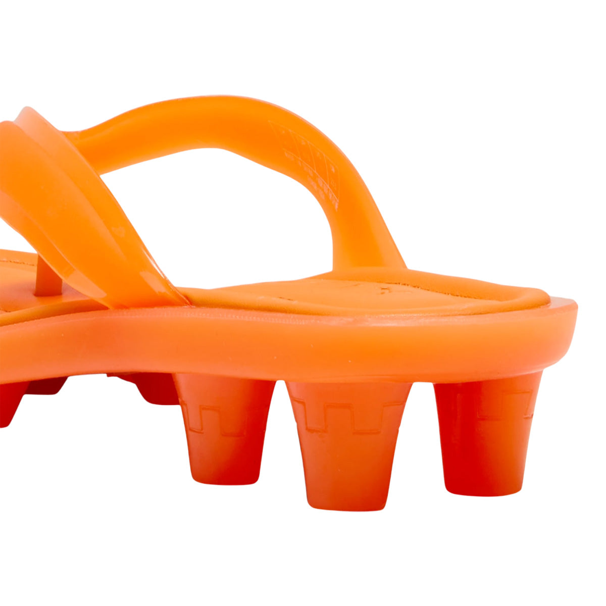 FENTY Cat Cleat Jelly Sandals in Pumpkin Pie Color - Women's Fashion Slides for Summer Beach, Pool Party & Casual Outfits
