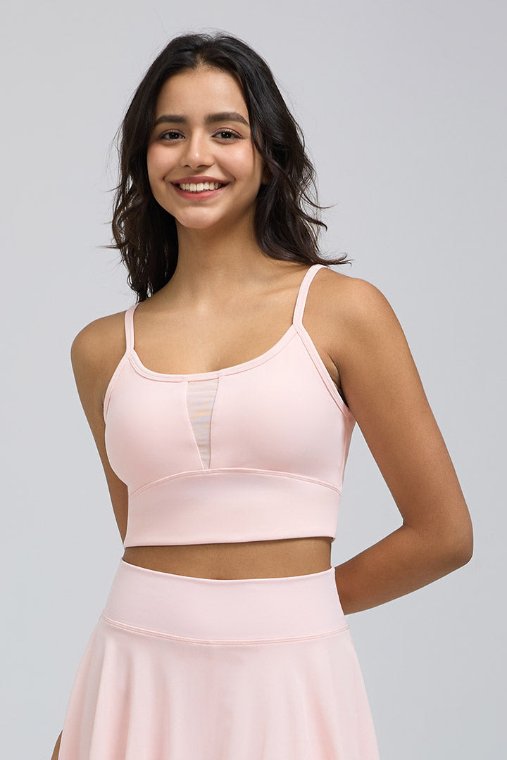 HiTense™ Criss Cross Sports Bra for Women - High Support Workout Bra for Running, Yoga & Gym - Breathable Seamless Comfort for Active Lifestyles