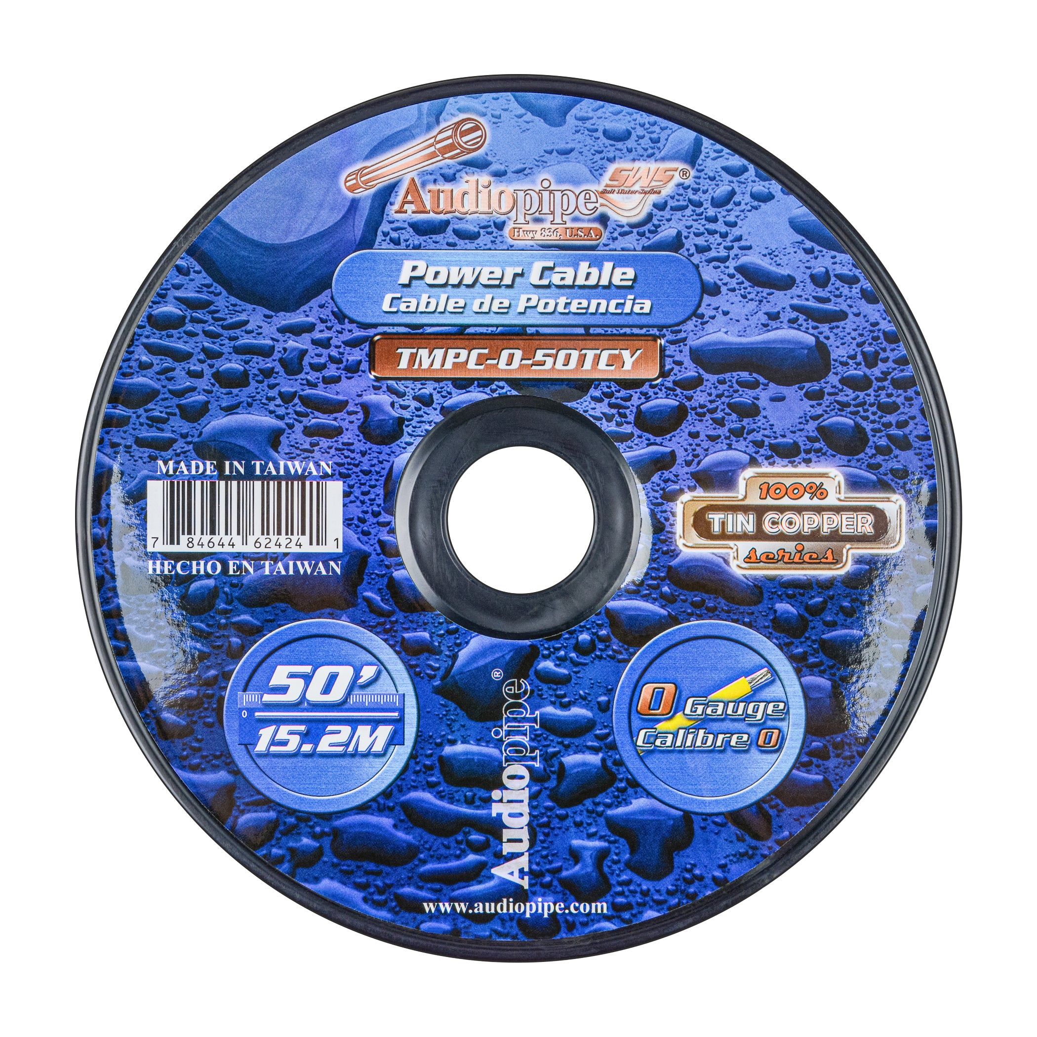 Premium 0 Gauge Marine Power Cable (TMPC 0 50TCY) - Heavy Duty Battery & Audio Wiring for Boats, RVs & Car Audio Systems