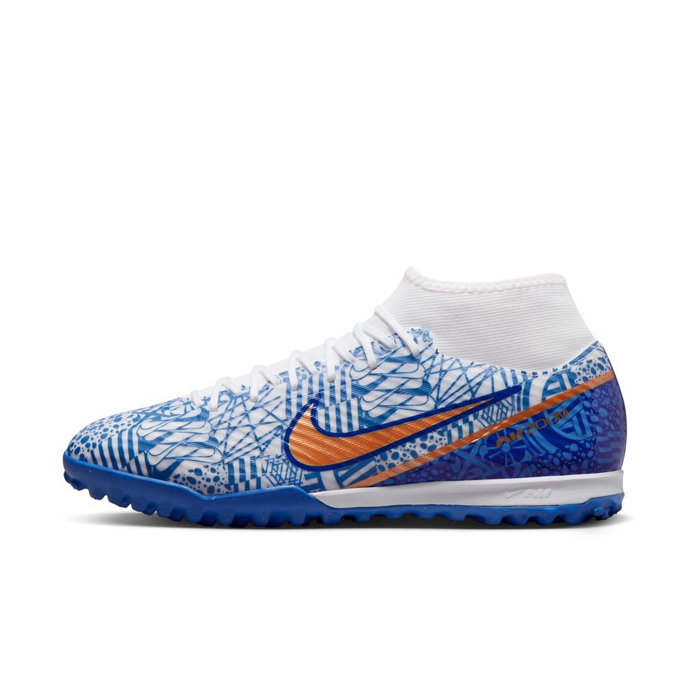 Nike Zoom Mercurial Superfly 9 Academy CR7 Turf Soccer Cleats - Lightweight Football Shoes for Artificial Grass - Perfect for Training, Matches & Outdoor Sports