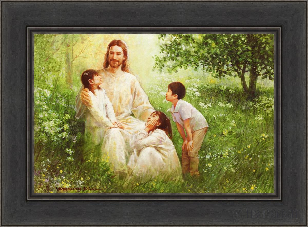 Come Unto Me By Yongsung Kim - Inspirational Christian Wall Art for Home & Church Decor - Perfect for Living Room, Bedroom, Office Prayer Space